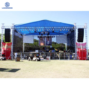  Festival Outdoor Aluminum Truss Stage Waterproof Concert Stage Triangle Roof Truss Anti Slip Stage Truss Display