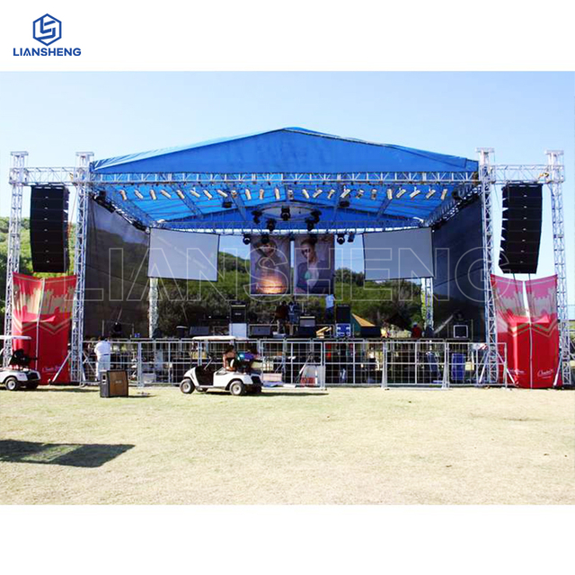 Outdoor Led Screen Aluminum Truss Display Lighting Event Bolt Spigot Stage Truss Roof System