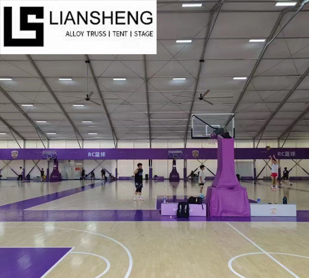 Direktang Supply ng Pabrika Aluminum Tent Outdoor High Reinforced Structure Gym Tent Basketball Tennis Court Sport Tent