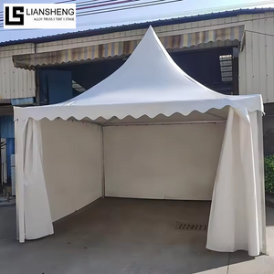 White Outdoor Portable Canopy Gazebo Beach Shade Camping Garden Pogada Tent 6x6m