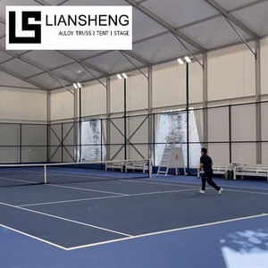 Luxury Windproof Tent Waterproof PVC Canopy Basketball Court Tent Aluminum Frame Permanenteng Istraktura Sports Tent