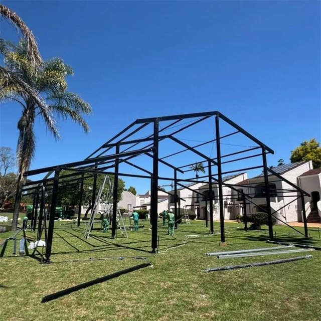 Bagong Arrival Black Frame Outdoor Event Tent para sa Outdoor Banquet Atrium Tent for Sale