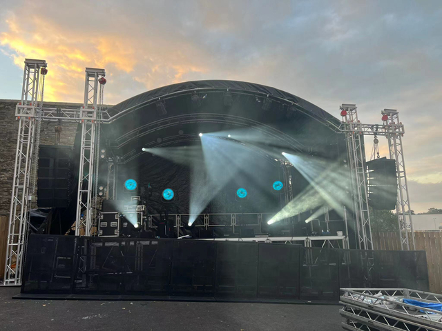 Curved Stage Lighting Truss/arch Stage Truss Structure