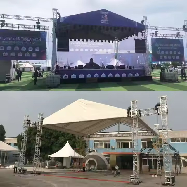 Aluminum Tube Truss, Arch Lighting Truss, Ground Support Truss System
