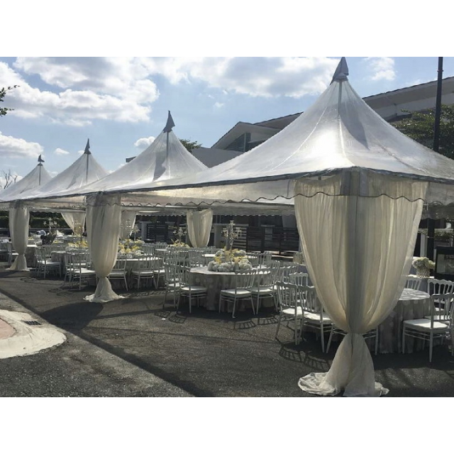Mamahaling Wedding Pagoda Tent Manufacturer Aluminum Alloy Tent for Sale Supplier ng Event Party Tent