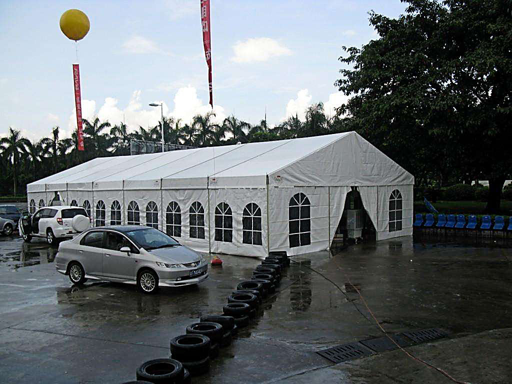 Outdoor Permanent Storage Tent Aluminum Structure Warehouse Tent Tent ng Exhibition ng Kaganapan sa Kasal