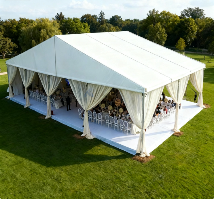 [Cloud Hall Series] 20×50m Exclusive Wedding Tent — Gumagamit ng Malambot na Liwanag Bilang Brush Para Maghabi ng Hindi Nababagabag na Romansa