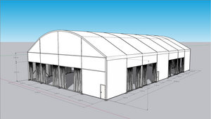 Top Quality Water-proof Aluminum Frame Basketball Tent Football Tent para sa Pagsasanay para sa Kumpetisyon