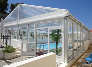 Top Quality Aluminum Frame Glass Wedding Party At Event Tent Para sa Mga Benta