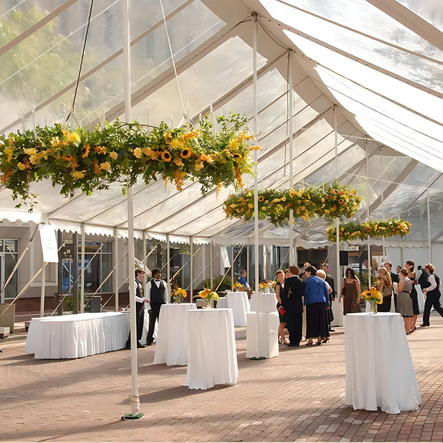  Panlabas na Aluminum Frame Transparent Marquee Wedding Tents
