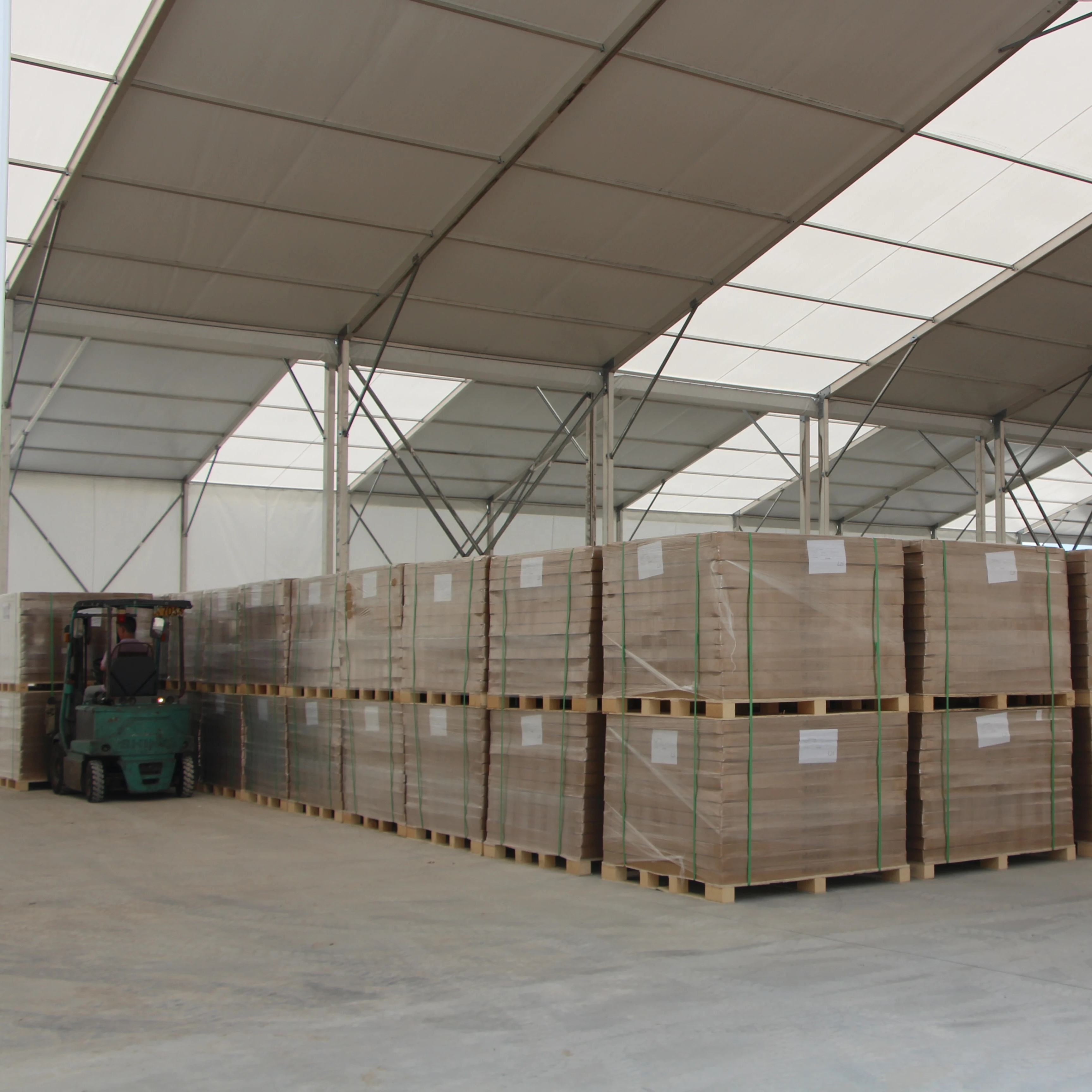 Matibay na Waterproof Heavy Duty 20x50m Modular Aluminum Tents para sa Warehouse Structure