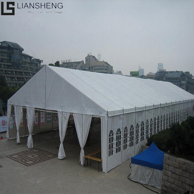 Malaking Panlabas na 15m X 30m Aluminum Luxury Tent White Clear Trade Show Tent na ibinebenta para sa mga Kaganapan sa Simbahan