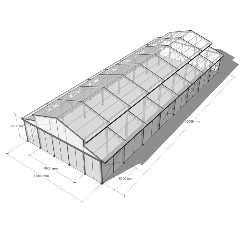 4 Season Luxury Outdoor Aluminum Frame Marques Wedding Party Atrium Orangery Event Tent