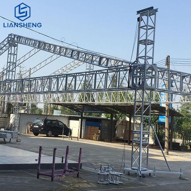 Customized Height Adjustable Height Portable Aluminum Frame Stage Platform para Rentahan