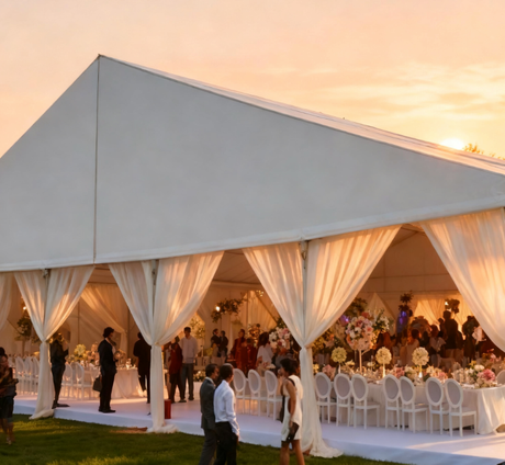 [Cloud Hall Series] 20×50m Exclusive Wedding Tent — Gumagamit ng Malambot na Liwanag Bilang Brush Para Maghabi ng Hindi Nababagabag na Romansa