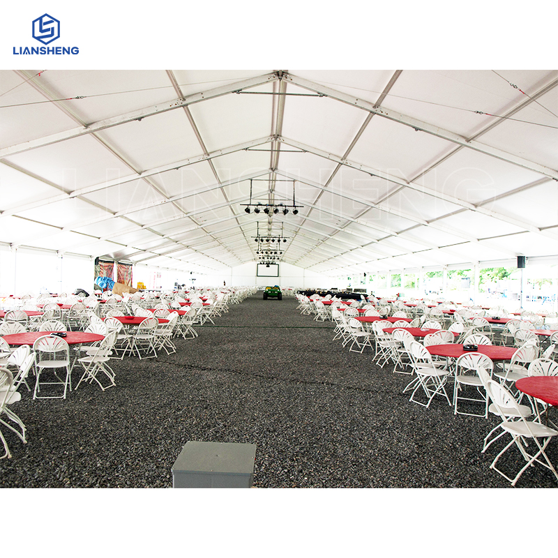 20m × 50m Transparent PVC Wedding Tent