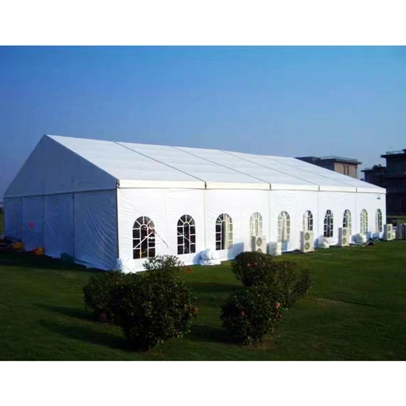 Pakyawan Mas Malaking Puting PVC Tent para sa Mga Kaganapan 40x80 20x20 40x60 Aluminum Frame Marquees Church Reception Warehouse Party Exhibition