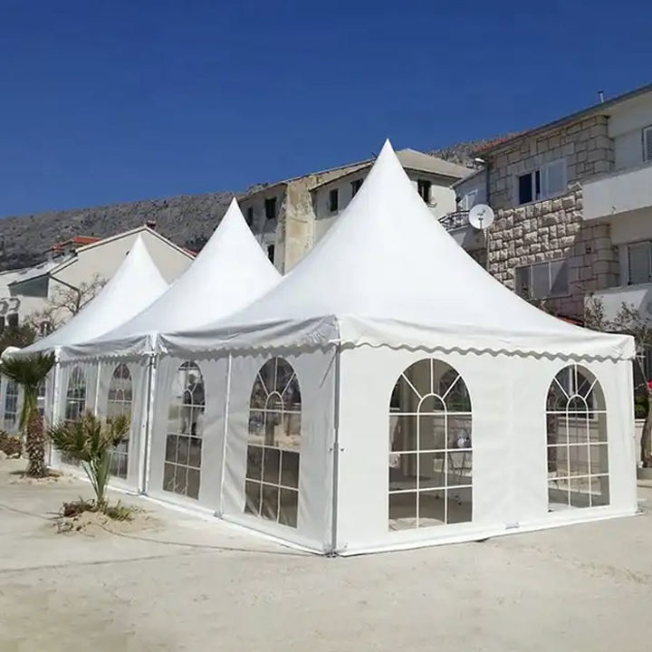 Outdoor 5x5 Sport Pagoda Tent para sa mga Business Event at Wedding para sa Trade Show Tents