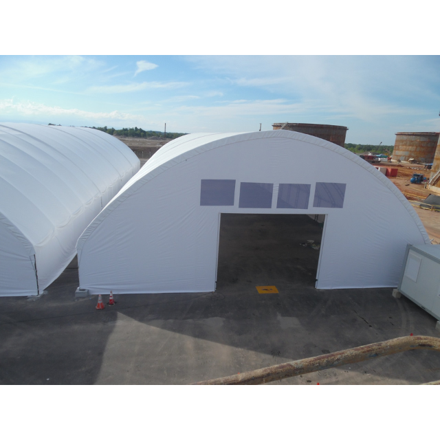 Heavy Duty Semi-circular Industrial Tent Manufacturer Aluminum Alloy Warehouse Tent for Sale