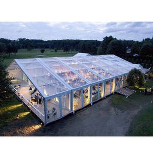 Mataas na Kalidad ng Romantic Wedding Activity Tent Outdoor Marquee Tent Transparent Wind-proof for Sale