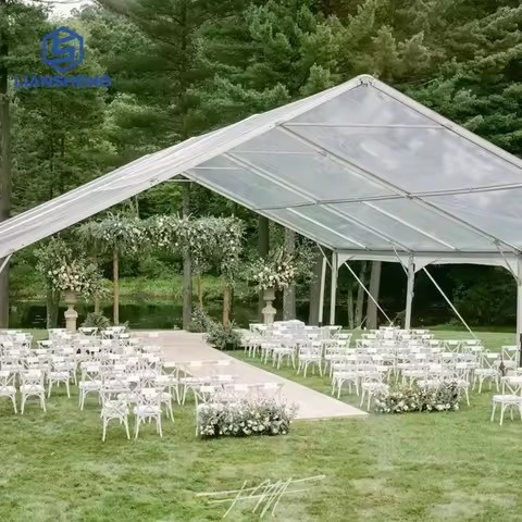Clear Transparent Outdoor Canopy Aluminum Alloy Wedding Party Tent Event Tent