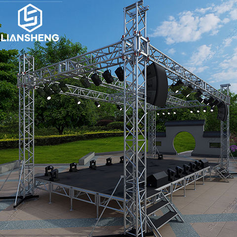Matibay at lumalaban sa kaagnasan na aluminum stage truss para sa mga concert event