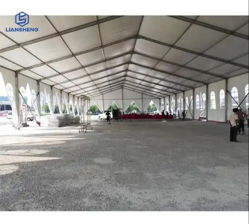 Mataas na De-kalidad na Aluminum Storage Tent Industrial Warehouse Shelter Weatherproof Mabilis na Setup
