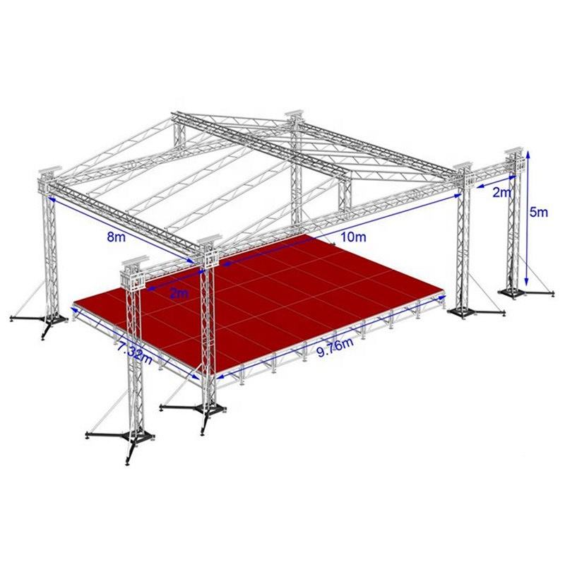 Hot Sale Outdoor Concert Stage Aluminum Dj Truss Display Lifting System Easy Assemble Truss System