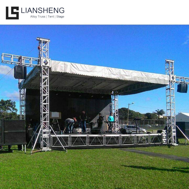 Pandaigdigang Layunin Post Truss Led Screen Heavy Loading Truss Aluminum Spigot square Lighting Stage Truss on Sale