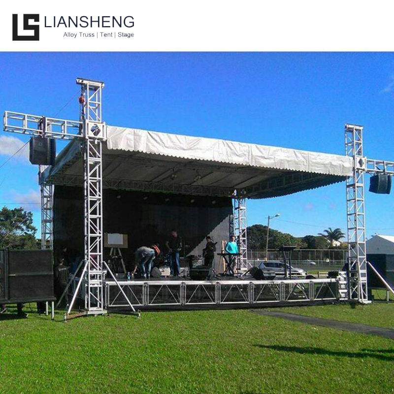 Pandaigdigang Layunin Post Truss Led Screen Heavy Loading Truss Aluminum Spigot square Lighting Stage Truss on Sale