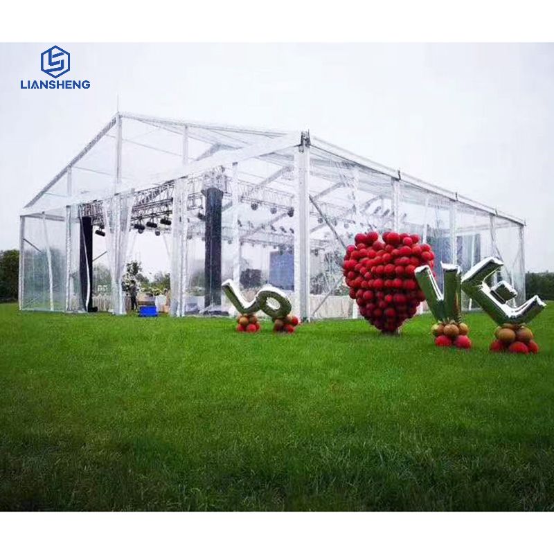 Panlabas na 500 Tao na Malaking Aluminum Events Tent Clear Span Transparent Church Marquee Event Tent for Sale