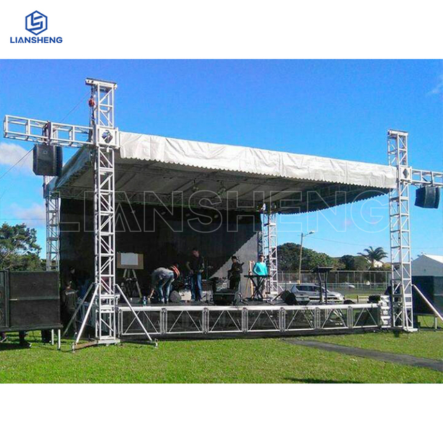 Malaking Mobile Truss&Stage Concert Lighting Stage Nako-customize na Display Structure Mabilis na Pag-install Pinakabagong Estilo na Ipinagbibili
