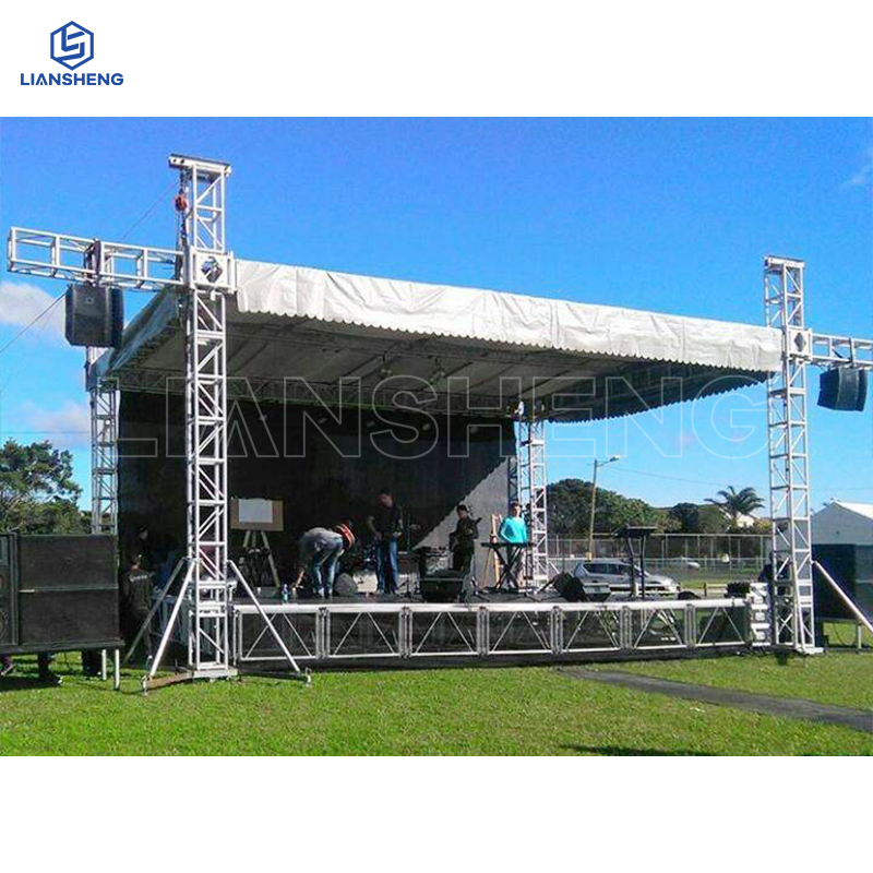 Lightweight Modular Concert Truss Stage System