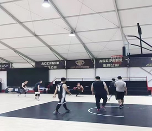 Liansheng 20mx30m Aluminum Frame Sports Tent Para sa Basketball Tent 