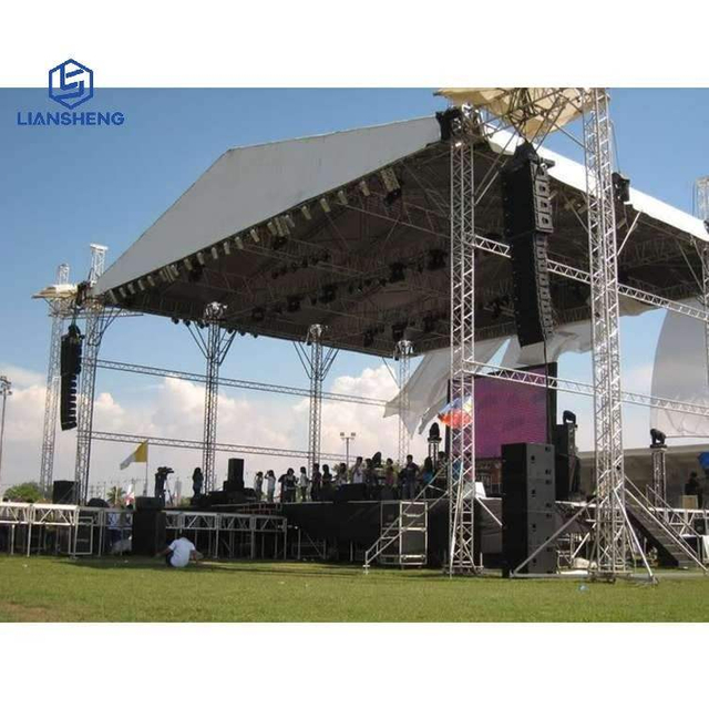 Aluminum Spigot Truss Stage Lighting Live Show Stage Truss Display para sa Benta