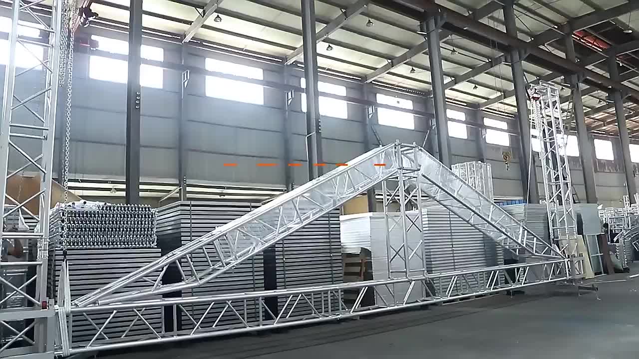 De-kalidad na Outdoor Aluminum Stage Truss System para sa Speaker Display