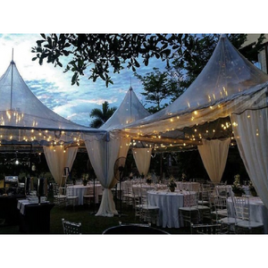 Mamahaling Wedding Pagoda Tent Manufacturer Aluminum Alloy Tent for Sale Supplier ng Event Party Tent