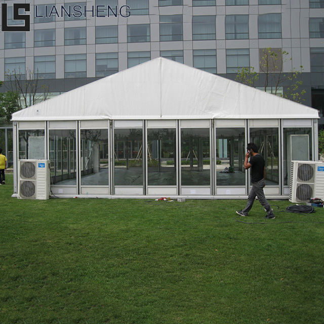 Malaking Panlabas na 15m X 30m Aluminum Luxury Tent White Clear Trade Show Tent na ibinebenta para sa mga Kaganapan sa Simbahan