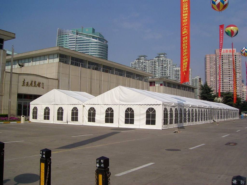 Outdoor Permanent Storage Tent Aluminum Structure Warehouse Tent Tent ng Exhibition ng Kaganapan sa Kasal