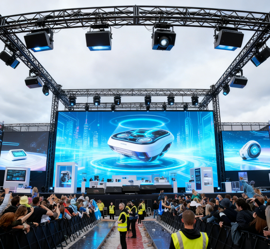 20m × 40m Malaking Concert Stage Aluminum Truss System