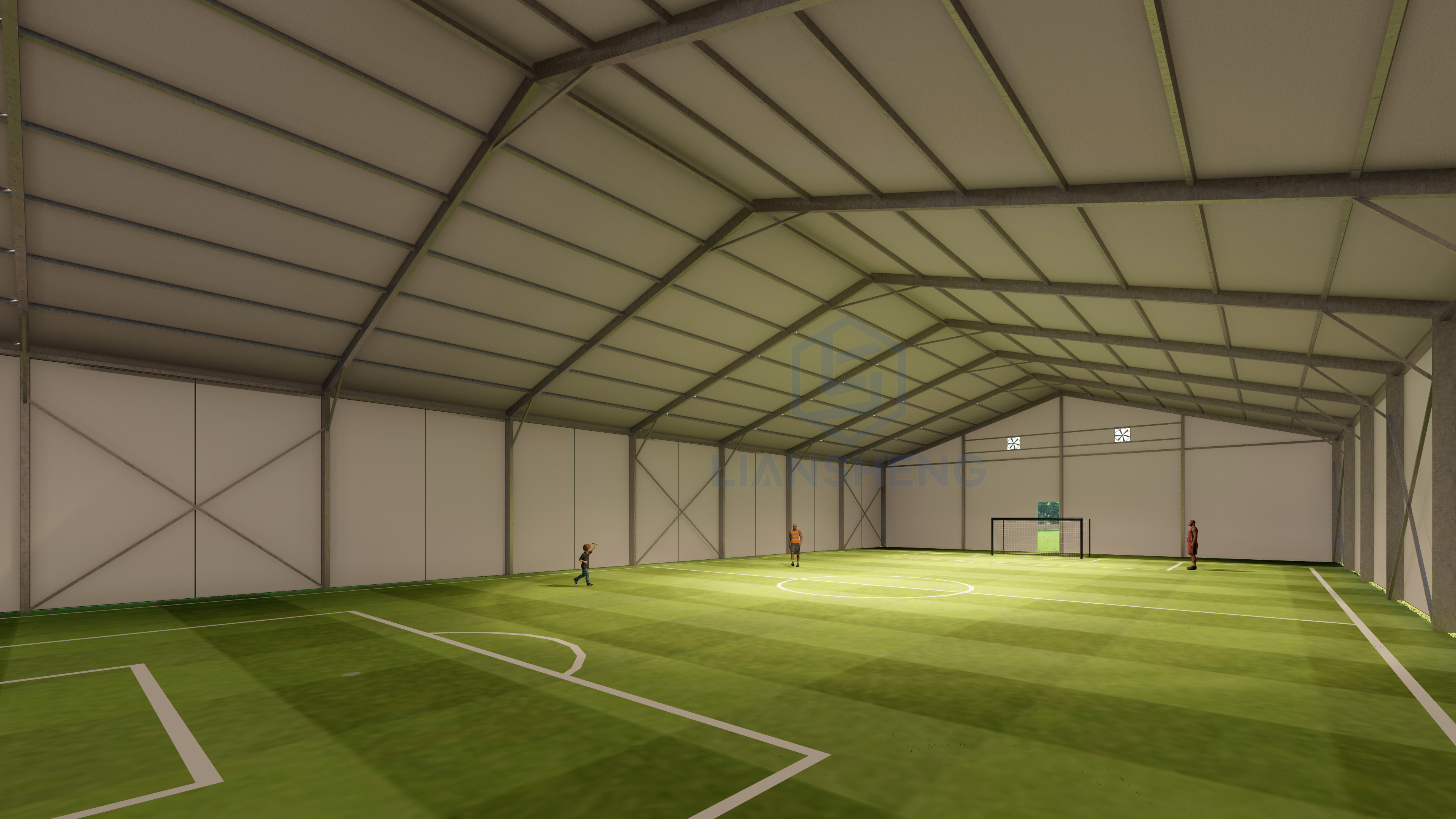 Insulated Panlabas na Temporary Warehouse tent Malaking Extra Workshop Sports Storage Hall Metal Prefabricated Aluminum Frame Industrial tent