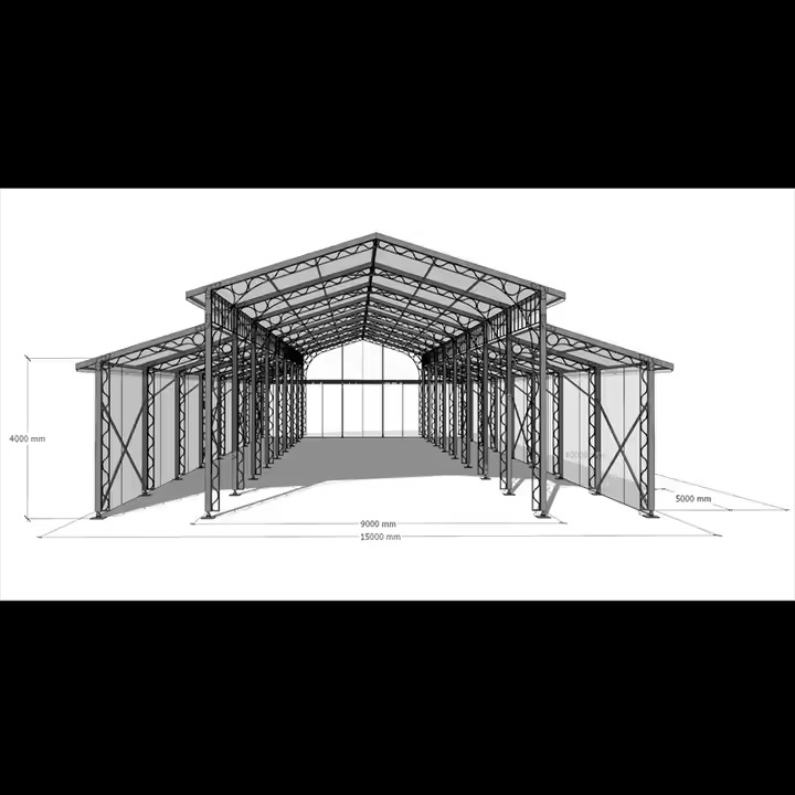 Maaliwalas na Top A-Frame Transparent Space Marquee Tent Aluminum Frame Atrium Tent para sa Mga Panlabas na Kaganapan Mga Exhibition ng Kasal at Party