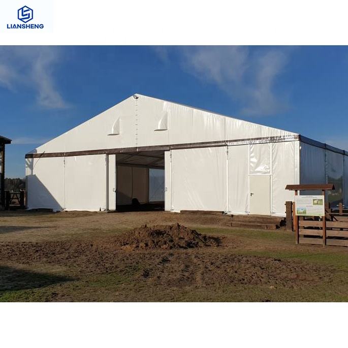 Matibay na Waterproof Heavy Duty 20x50m Modular Aluminum Tents para sa Warehouse Structure