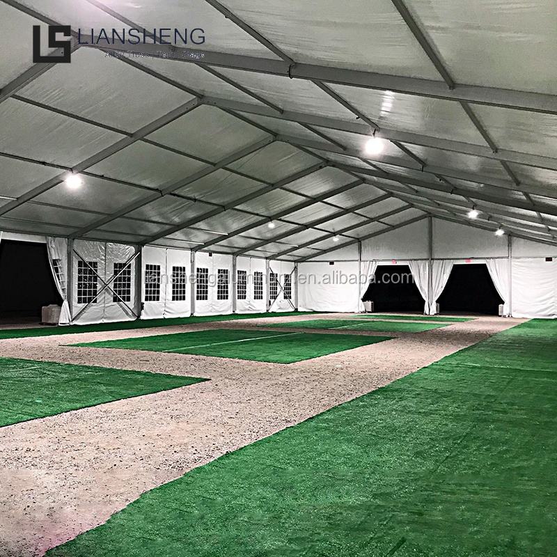 Matibay na Waterproof Heavy Duty 20x50m Modular Aluminum Tents para sa Warehouse Structure