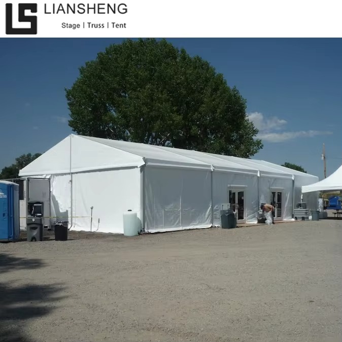 Factory Whole Sale Price Murang Malaking Span Heavy Duty Industrial Warehouse Storage Tent na may PVC Fabric Aluminum Frame Structure