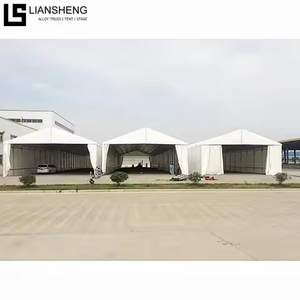 Factory Whole Sale Price Murang Malaking Span Heavy Duty Industrial Warehouse Storage Tent na may PVC Fabric Aluminum Frame Structure