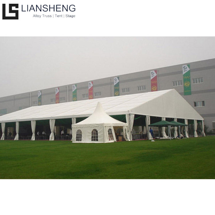 Malaking Panlabas na 15m X 30m Aluminum Luxury Tent White Clear Trade Show Tent na ibinebenta para sa mga Kaganapan sa Simbahan