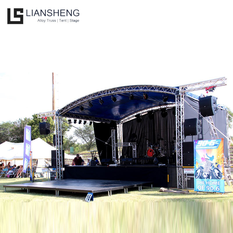 Outdoor Stage Truss System Heavy-Duty Aluminum Stage Frame para sa Mga Event