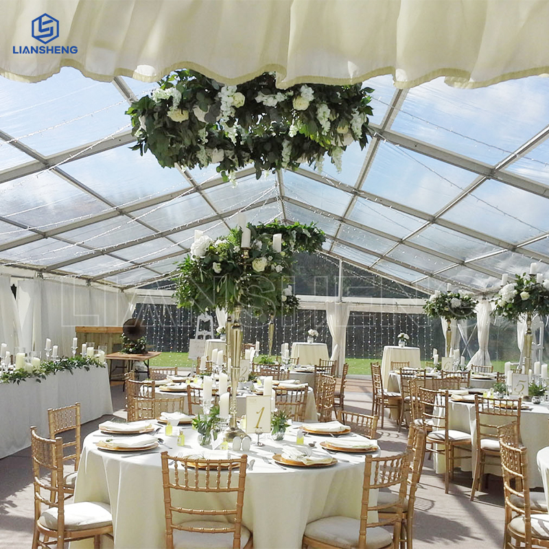 20m × 50m Transparent PVC Wedding Tent