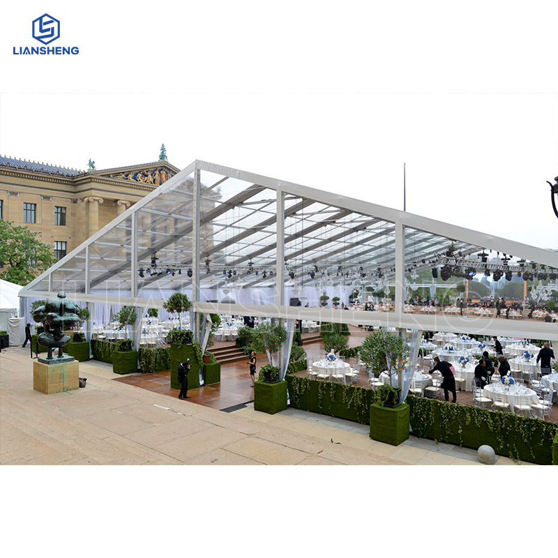 Liansheng · Sky Pavilion | 20m x 30m panoramic transparent PVC wedding tent (custom na modelo)